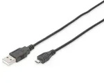 Digitus - Usb-kabel Usb 2.0 Usb-a Stecker, Usb-micro-b Stecker 1.80 M Schwarz...