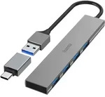 Hub Usb A 32 4x Ports 5 Gbits Usb C Adapter - Hama