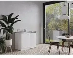 K&uuml;che Minik&uuml;che Singlek&uuml;che K&uuml;chenzeile Pantry Wei&szlig; Levin 100 Cm Respekta