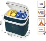 Campart - Thermoelektrische K&uuml;hlbox Arendal In Blau 30 Liter 12/230 Volt - Usb