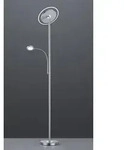 Led Deckenfluter Ackbar Silber, Dimmbar, On-off Touch - 182cm Hoch