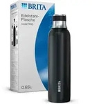 Brita Sodatrio Edelstahlflasche Schwarz Klein