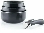 Arthur Martin Set 3 Casseroles 16/18/20cm Tous Feux Dont Induction