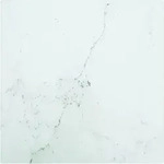 Tischplatte Wei&szlig; 30x30 Cm 6 Mm Hartglas In Marmoroptik Vidaxl