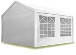 Partyzelt Pavillon 3x3 M In Wei&szlig; Pe Plane 350 N Wasserdicht Uv Schutz Festzelt