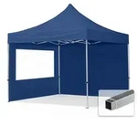 House Of Tents - 3x3 M Faltpavillon, Economy Alu 32mm, Seitenteile Mit
