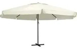 Sonnenschirm Mit Aluminium-mast 600 Cm Sandwei&szlig; Vidaxl