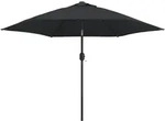 Sonnenschirm Mit Metall-mast 300 Cm Schwarz Vidaxl