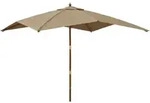 Sonnenschirm Mit Holzmast Taupe 300x300x273 Cm - Vidaxl