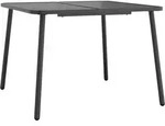 Gartentisch Anthrazit 100x100x71 Cm Stahl Vidaxl