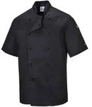 Portwest Herren Kochjacke "kent" C734 Schwarz M