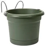 Pot Suspendu Elho Green Basics Leaf Vert Accrochage Facile, &Eacute;co-con&ccedil;u - Elho