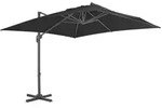 Ampelschirm Mit Aluminium-mast 300x300 Cm Anthrazit - Vidaxl