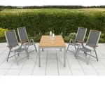 Siena Set 5tlg 4 Sessel Tisch 150x90cm