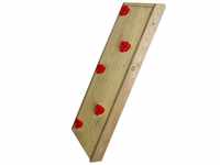 Kletterwand Braun für Spielturm oder Stelzenhaus Kletterwand aus Holz - 132 cm -