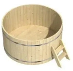 Badefass Bergen Aus Holz , Mit Montagematerial - Finntherm