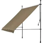 Klemmmarkise 200x130cm Beige Balkonmarkise Sonnenschutz Terrassen&uuml;berdachung