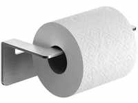 WEISSENSTEIN Toilettenpapierhalter Edelstahl ohne Bohren - WC-Rollenhalter