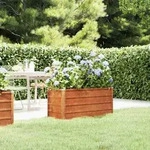 Hochbeet Rostig 100x40x45 Cm Cortenstahl Vidaxl