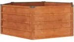 Hochbeet Rostig 129x129x45 Cm Cortenstahl Vidaxl