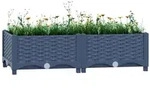 Hochbeet 80x40x23 Cm Polypropylen Vidaxl