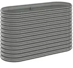 Hochbeet Verzinkter Stahl 114x40x68 Cm Grau Vidaxl