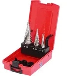 Ks Tools Hss Stufenbohrer-satz, Kunststoffkassette 3-tlg.