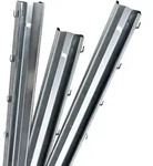 Aquagart - 5 Z-profil Zaunpfosten 1,80m Wildzaun Weidezaun Forstzaun