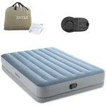 64159 Queen Dura-beam Comfort Airbed Luftbett (l X B X H) 203 X 152 X 36 Cm Blau-grau