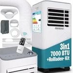 Monzana&reg; Lokale Mobile Klimaanlage 3in1 24h Timer Fernbedienung Luftentfeuchter