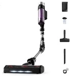 Rowenta - 2-in-1 Wiederaufladbarer Besenstaubsauger 18 V, Schwarz/lila Rh2037