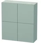 Duravit Halbhochschrank L-cube 70x24,3x80cm, 2 T&uuml;ren, Betongrau Matt