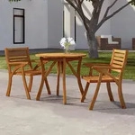 Teenpull &ndash; Gartentisch &Oslash; 85 Cm Massivholz Akazie