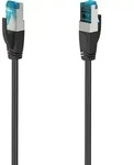 Hama Kabelnetzwerk Cat6a S/ftp 0,5 M Schwarz