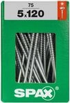 Spax - Universalschrauben 5.0 X 120 Mm Tx 20 - 75 Stk. Holzschrauben