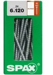 Spax - In.force, 6 X 120 Mm, 24 St&uuml;ck, Vollgewinde, Zylinderkopf, T-star Plus T30,