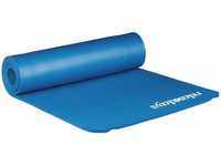 Yogamatte, 1 cm dick, für Pilates, Fitness, gelenkschonend, mit Tragegurt,