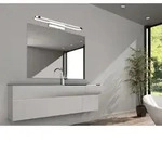 Led Badezimmer Wandleuchte Gianni In Chrom - Spiegelleuchte, Breite 60cm