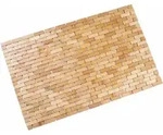 Bambus Duschmatte 80x50 Cm - Badematte Bad Vorleger Badezimmer Matte Rutschfest