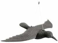 PrimeMatik - Vogelscheuche fliegender Rabe Figur 58x42 cm