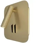 Wandlampe Wandleuchte Flurlampe Flurleuchte Metall Mattgold Spot Beweglich Led