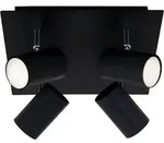 Briloner - Deckenleuchte Spotleuchte Schwenkbar 4xgu10 40w Schwarz Metall