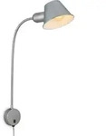 Bettleuchte Bettlampe Schwenkbar Leselampe 1xe27 10w Chrom Schlafzimmer Briloner
