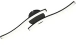 Briloner - Led Deckenleuchte Deckenlampe 2-flammig 12 W 3000k Schwarz Metall
