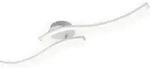 Led Deckenleuchte 2-flammig 1.400 Lumen 3.000 Kelvin 18 W Alu-finish Briloner