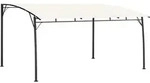 Garten-sonnenschutz 4x3x2,55 M Cremewei&szlig; Vidaxl 14487