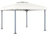 Pavillon 300 X 300 Cm Creme Aluminium Vidaxl