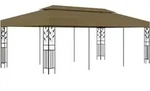 Pavillon 6x3 M Taupe 180 G/m2 - Vidaxl