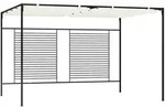 Pavillon Mit Ausziehbarem Dach 3x4x2,3 M Cremewei&szlig; 180 G/m2 - Vidaxl