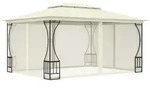 Pavillon Mit Netz 300x400x265 Cm Creme Vidaxl